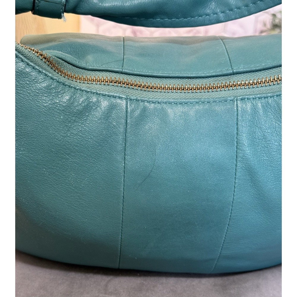 Coach Kristin Crossbody or Shoulder Hobo bag in Aegean teal color Style 16808 - Picture 13 of 14